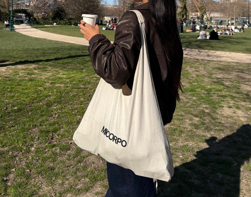 Tote Bag Micorpo hecha a mano, en París